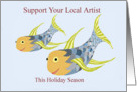 Holiday Artist Support, card