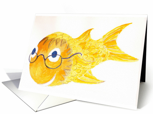 Happy Birthday Fish card (840390)