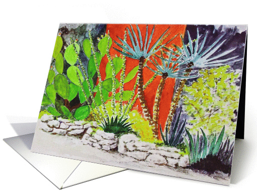 Business Thank You, Cactus Garden card (844723)