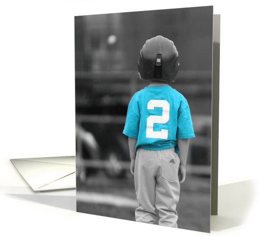 Happy Birthday for Baseball Boy Slugger card (832823)