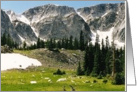 Mountains and Sunshine Uplift You card