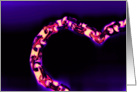 Love - Glow Heart Chain card