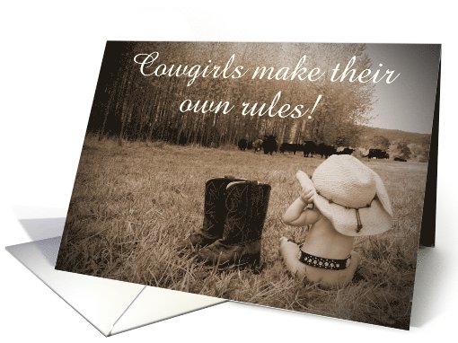 Cowgirl card (1016893)