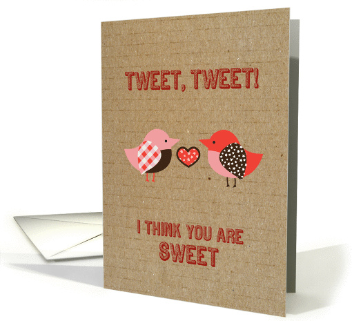 Tweet Tweet Sweet Valentine's Day card (1019017)