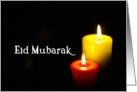 Eid Mubarak Candles card