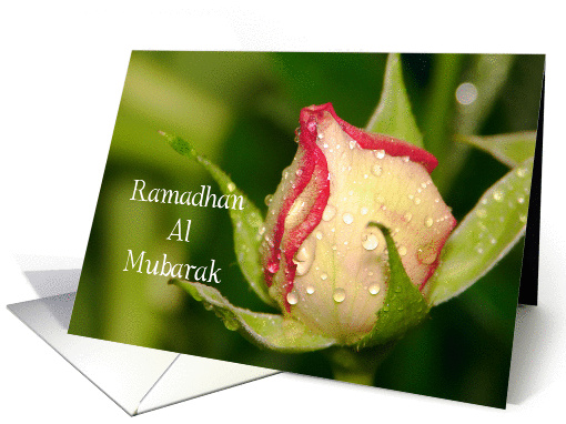 Ramadhan Al Mubarak, rose bud card (838466)