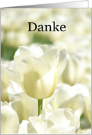Danke is Thank you in German card
