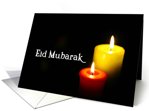 Eid Mubarak Candles card (844801)