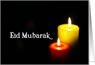 Eid Mubarak Candles card