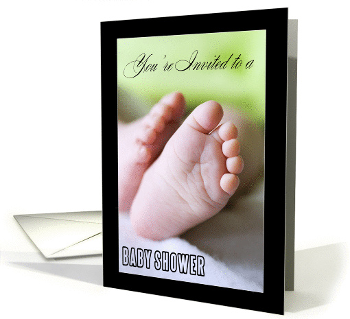 Baby Shower - Baby Feet card (850566)