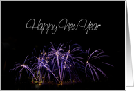 Happy New Year - Fireworks card
