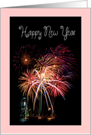 Happy New Year - Fireworks card