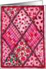 Cherry Red Quilt card