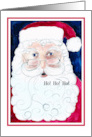 Celebrate Christmas with a Santa Claus Ho! Ho! Ho! card