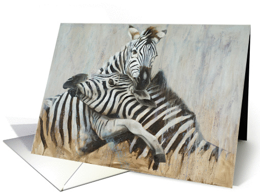 Zebra Love card (1252194)