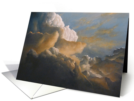 Cloud Study, painting by Adam Thomas card (845541)