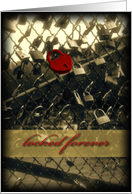 Valentine’s Love Locked Forever card
