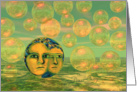 Consciousness  Gold and Green Awakening card