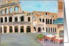 View of the Coliseum, Rome Card