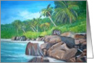 Seychelles Islands Card