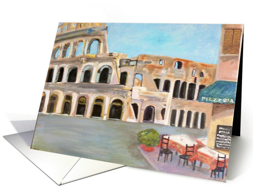 View of the Coliseum, Rome card (846746)
