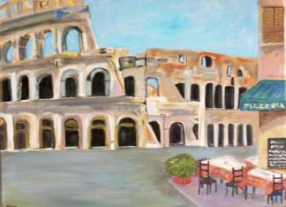View of the Coliseum...