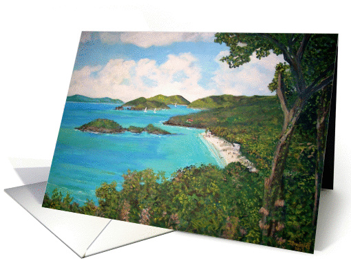 Trunk Bay, Caribbean card (963275)