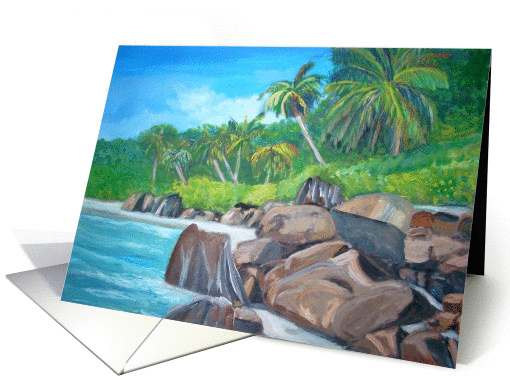 Seychelles Islands card (963279)