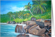 Seychelles Islands Card