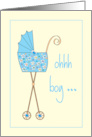 Announcement We’re expecting a baby boy card