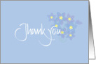 Thank you for Thoughtfulness/Kindness with Forget-me-nots card