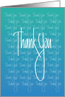 Hand Lettered Business Thank you & Employee Appreciation card