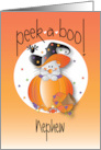 Halloween Peek-a-Boo for Nephew, Mouse in Witch’s Hat card