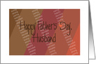 Father’s Day for Husband, Character Words and Hand Lettering card