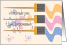 Home Improvement House Warming Invitation Paintbrushes and Paint card