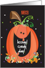 Halloween for Niece Jack O’ Lantern Candy Day with Sweet Treats card
