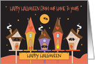 Halloween from Our Home to Yours, with Bird House Neighborhood card