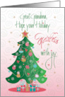 Christmas for Great Grandma Hope Your Christmas Sparkles with Joy card