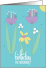 Happy Birthday to Favorite Gardener, Watering Can with Flowers card