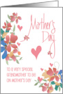 Hand Lettered Mother’s Day to Special Grandma-to-Be with Flowers card