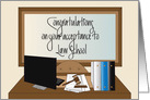 Congratulations on Acceptance to Law School, with Gavel card