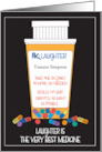 Pharmacists Day Laughter Best Medicine Custom Prescription Bottle card