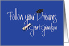 Graduation Congratulations for Great Grandson, with Diploma card