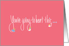 You’re Going to Beat This, for Cancer Patient, Pink Floral card