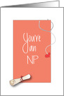 Graduation Congratulations to NP, Diploma and Stethoscope card