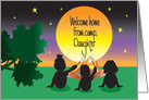 Welcome Home from Camp Daughter, Campers at Sunset Campfire card