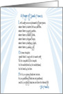 Prayer of St. Francis, Handlettered for St. Francis of Assisi Day card