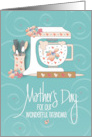 Hand Lettered Mother’s Day for Grandma Floral Mixer and Rolling Pin card