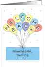 Welcome Back to Work from All of Us, Colorful Balloons card
