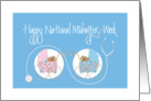 National Midwifery Week, Two Strollers and Stethoscope card